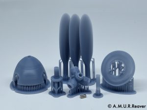 3D3223 Bf109G-2/3/4/5/6/8/14 Spinner and Prop Blades
