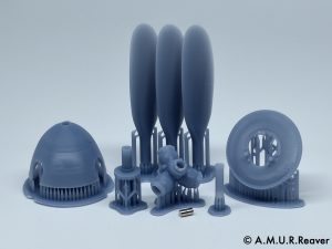 3D3224 Bf109G-10/K Spinner and Prop Blades